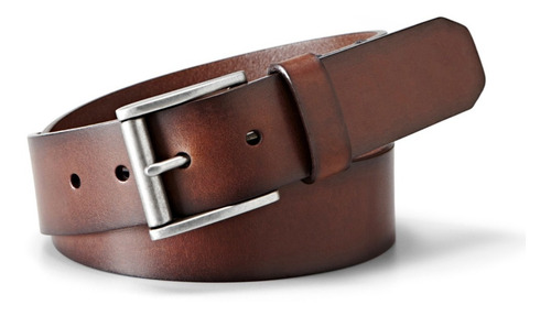 Imagen 1 de 6 de Fossil Cinto Caballero Dacey Mb1345201 Color Café De Piel