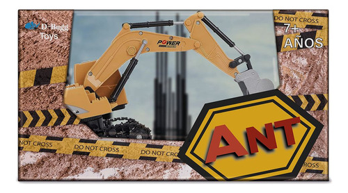 Grúa Excavadora De Juguete Con Control Remoto Ant De Dbugg