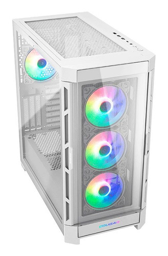 Gabinete para jugadores, Duoface Pro Rgb, blanco, modelo 385ad10.0002, color blanco