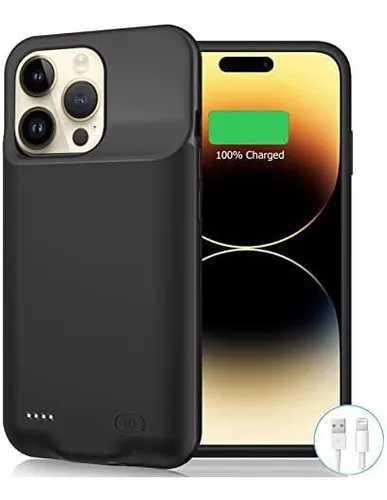 Funda de batería para iPhone 13 Pro Max, 8500mAh delgada, portátil,  recargable, funda de carga compatible con iPhone 13 Pro Max (6.7 pulgadas)  Funda