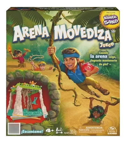 Juego De Mesa Arena Movediza Kinetic Sand De 2 A 4 Jugadores