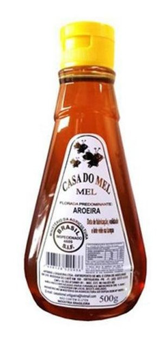 Mel De Aroeira - Bisnaga 500g - Casa Do Mel