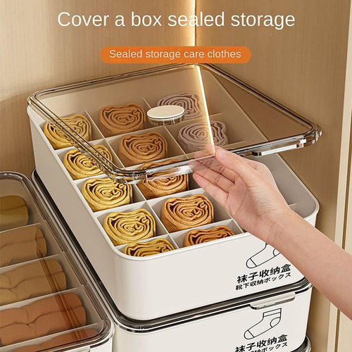 Caja De Almacenamiento De Ropa Interior Con Tapa Caja De Alm
