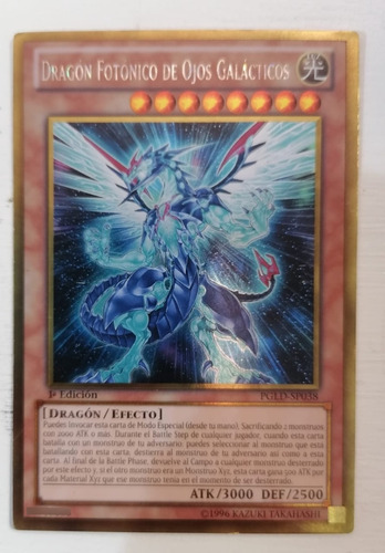 Yugioh! Dragón Fotonico De Ojos Galácticos Pgld-sp038 1a Ed