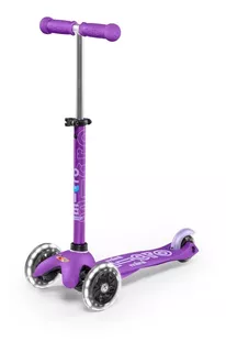 Scooter Mini Micro Deluxe Led Morado