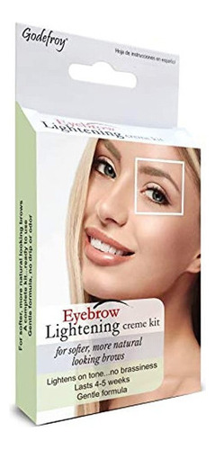 Godefroy Eyebrow Color Lightening Creme Uso Unico Aplicaci