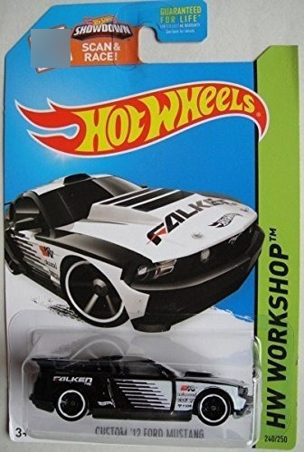 Hot Wheels 2015 Hw Workshop Custom 12 Ford Mustang Black Y W