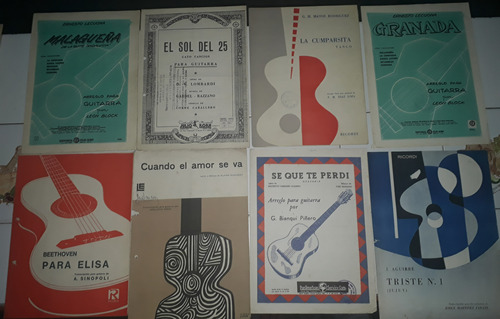 Partituras Para Guitarra Leer Descripcion!