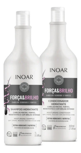 Pack Inoar Fuerza Y Brillo - Shampoo + Acondicionador