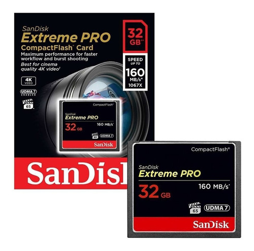 Tarjeta de memoria SanDisk SDCFXPS-032G-A46  Extreme Pro 32GB