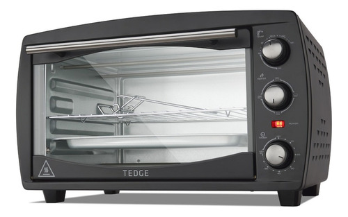 Horno de mesa eléctrico Tedge HF-126 26L negro 127V