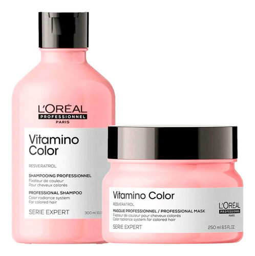 Set Vitamino Color Shampoo 300 Ml + Mascara 250 Ml