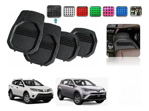 Tapetes 4pz Charola Color 3d Toyota Rav4 2013 A 2018