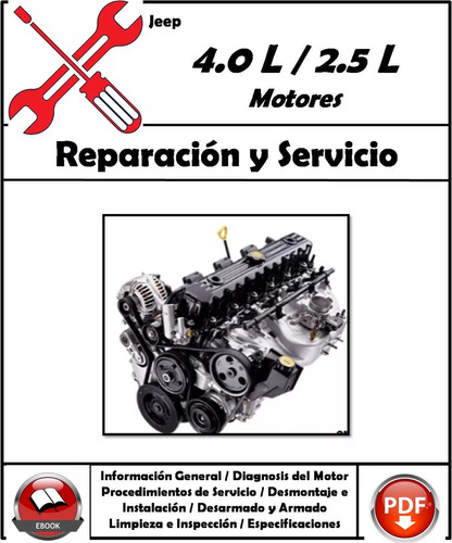 Manual Taller Chrysler Jeep Motores L4 2.5 L/l6 4.0 L