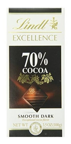 Lindt Excellence 70% Barra De Chocolate Negro Intenso De