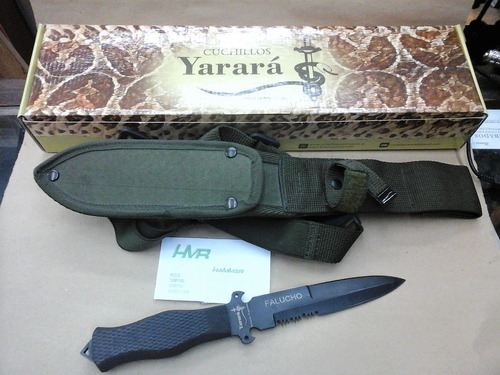 Daga Cuchillo Yarara Falucho Hoja 15cm C/ Funda L Tribunales