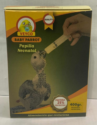 Alimento Para Pichones Aves Bebes Veyco Baby Parrot X 400g