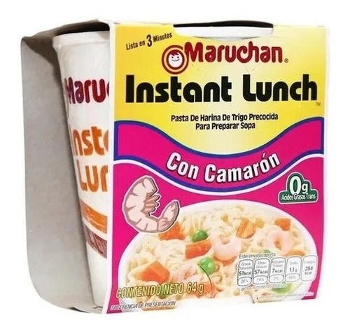 Maruchan Ramen Sabor Camaron 64 Gr.