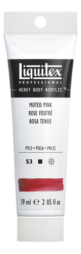 Tinta Acrílica Liquitex Heavy Body 59ml S3 Muted Pink