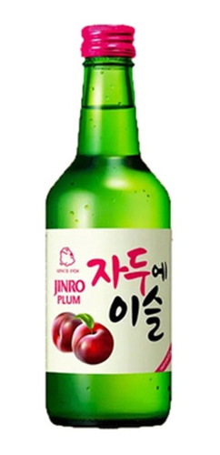 Soju Bebida Coreana Sabor Ciruela 360 Ml 