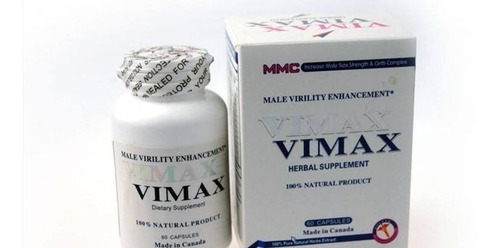 Vimax 60caps Herbal Supplement Original Feito No Canada