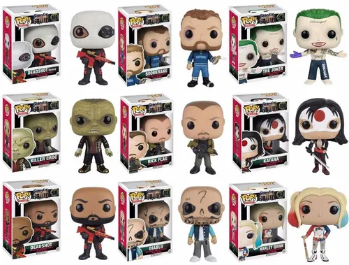 Suicide Squad Funko Pop Movies/heroes: Complete Set Of 9