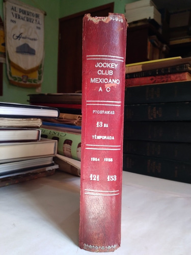 Hipodromo De Las Americas 1954 -1955 Libro Antiguo Temporada