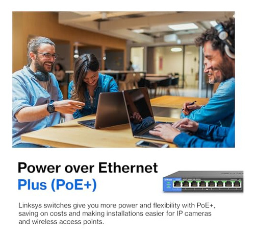 Linksys Lgs116p: Switch Poe+ 16 Puertos Para Negocios