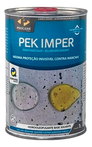 Pek Imper Impermeabilizante Pisoclean 1l Marmores E Granitos