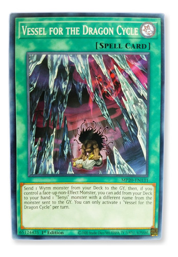 Yugi-oh! Vessel For The Dragon Cycle Mp20-en131 Comun