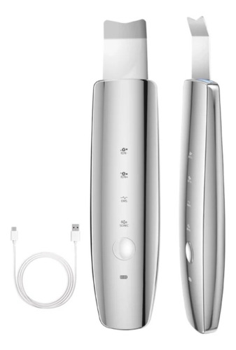 Skin Scrubber Ultrasonico Limpiador Facial Ems 6 Funciones