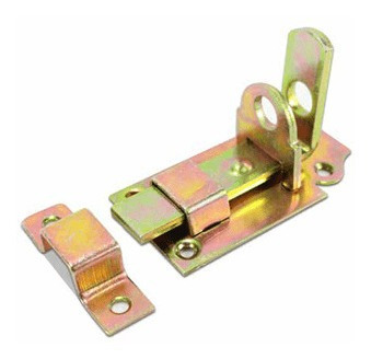 Imagen 1 de 1 de Pasador Dorado Porta Candado De 4''