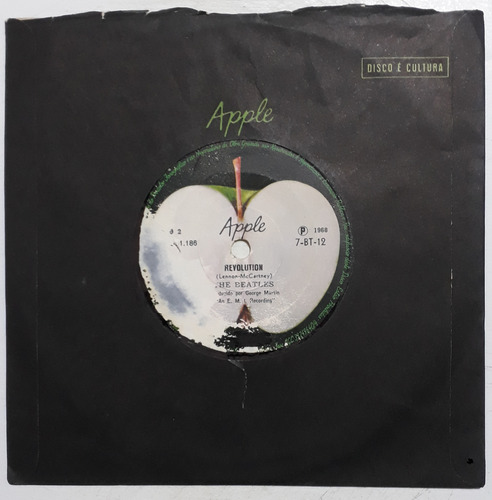 Compacto The Beatles Hey Jude Revolution Mono Apple 1968 (Usado)