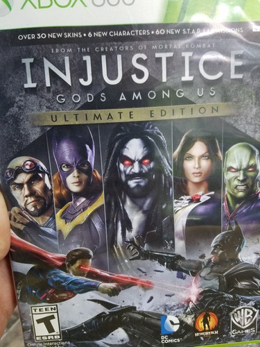 Injustice Gods Among Us Ultimate Edition Xbox 360 Físico Ori