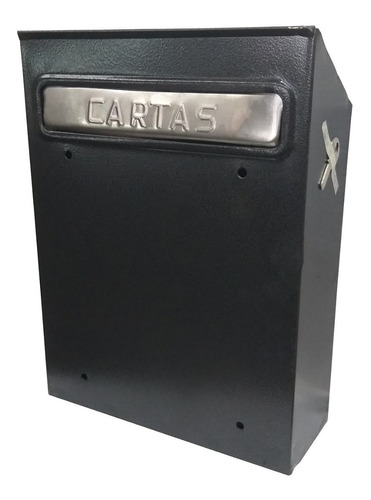 Buzón De Reja Cartas Cartero 35x26x9 Reforzado Llave Y Visor