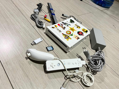 Nintendo Wii Retrocompatible 64gb Full Equipada