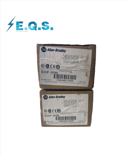 Allen Bradley Gabinete De Plástico 800f-3pm 3orificios