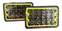 Comprar Par Faros Led 4x6 5 Pulgadas Aro Led Ojo Angel 15 Hiperleds