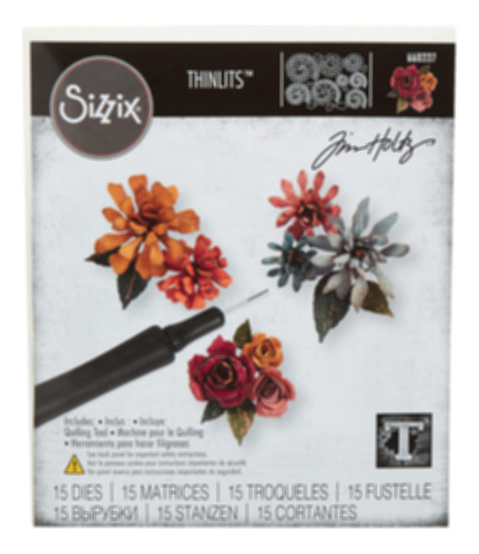 Sizzix, Multi Color, Juego De Troqueles Thinlits 660227, Peq