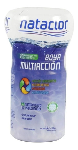 Imagen 4 de 8 de Boya Para Pileta Multiaccion Recargable Nataclor Mm