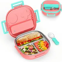Comprar Lunchera Termica Doble Capa Plastica\u002F Acero C\u002Fcuchara Megacu