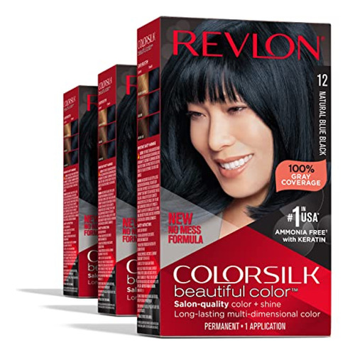 Tintura Para Cabello Revlon Tinte Permanente Para El Cabello