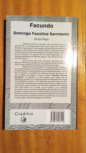 Facundo De Juan Domingo Sarmiento Editorial Gradifco