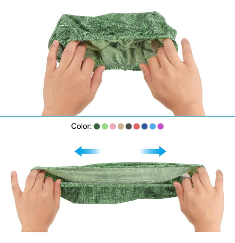 Juego De 2 Fundas Redondas Para Taburetes De Bar, Lavables,