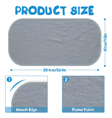 Forros Impermeables Para Cambiador De Bebé Protectores Lavab