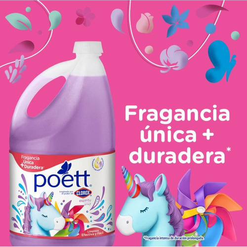 Limpiador Multiusos Aromatizante Poett Espiritu Play 4 L