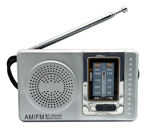 Mini Radio, Antena Telescópica, Reproductor De Música, Radio