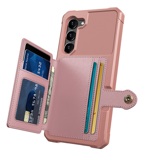 B Funda Flip Con Inserción De Tarjeta For Samsung