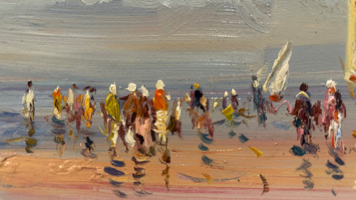 Montoya Ortiz L.h. Oleo S/carton 24 X18 Cm