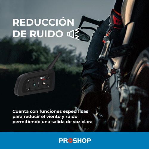 Kit 2 Intercomunicadores Moto Cascos Inalambricos Bluetooth!